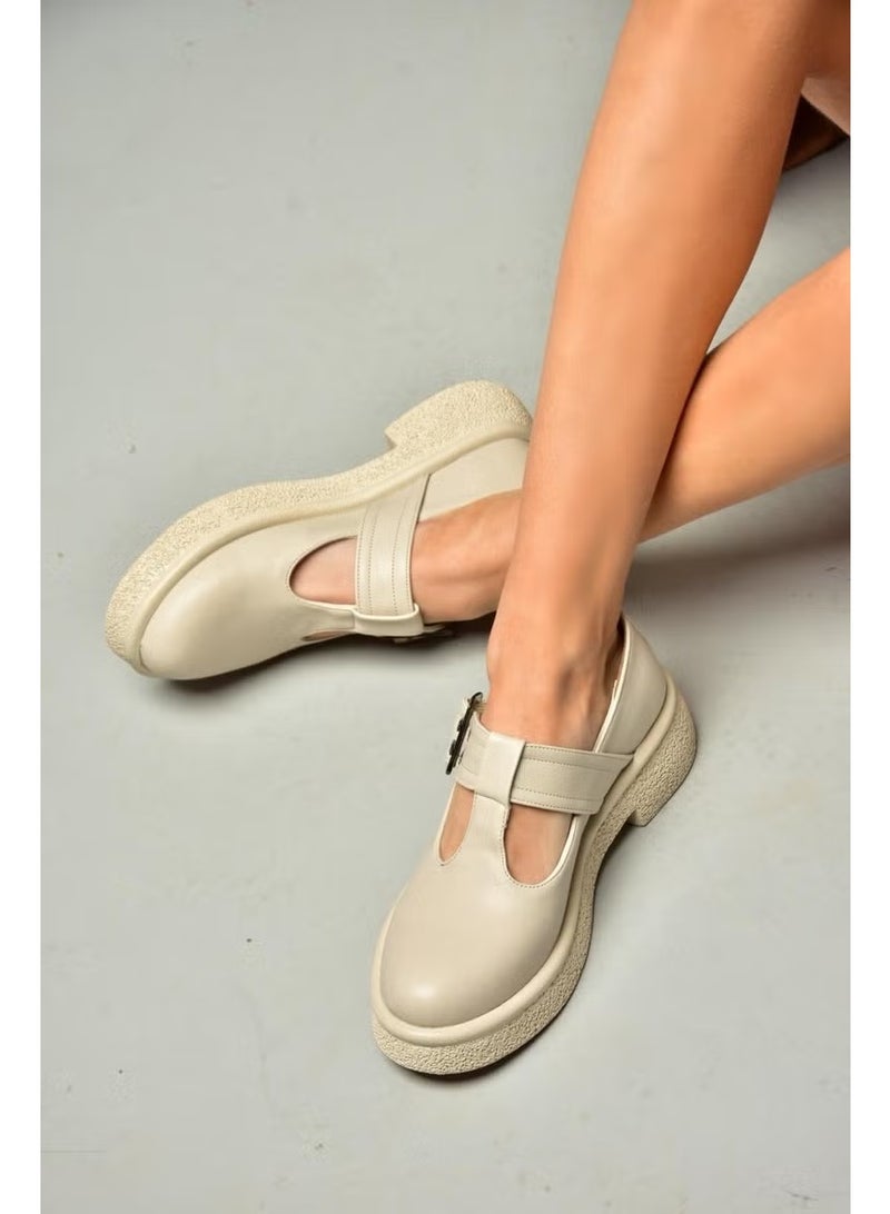 Fox Shoes S996019009 Beige Women's Casual Shoes - Image 3